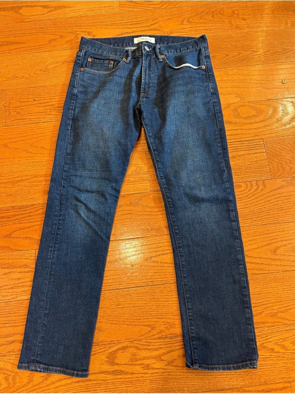 Gap 1969 Slim Fit Jeans 30x30 Dark Wash Stretch Denim Classic Everyday Core